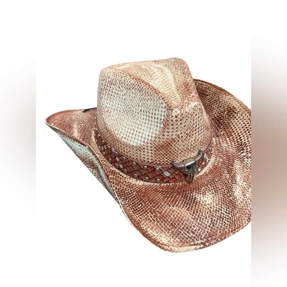 STYLINE Vintage Look Cowboy Hat - Picture 3 of 11